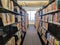 Interior view of library in Austin Texas