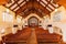 Interior view of the Raymond Munger Memorial Chapel of University of the Ozarks