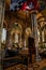 Interior view of Saint Giles Cathedral in Edinburg