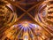 Interior view of the Sainte Chapelle, Paris, France.