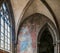 Interior view of St. Lorenz, medieval Evangelical Lutheran Church in Nuremberg, Bavaria, Germany