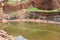 Interior view of swimming pool at the top of the rock fortress of Sigiriya