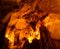 Interior view to Grutas Mira de Aire cave, Portugal