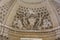 Interior and Wall Design Royal Coat of Arms Inside a Domed Room in the Royal Palace in Stockholm