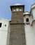 Interior wall  view of SAJJANGARH PALACE IN UDAIPUR CITY RAJASTHAN IN INDIA