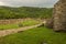 Interior walls of Neamt Fortress.