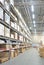 Interior warehouse storage vertical storage pallets
