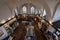 Interior of the Wolf Popper Synagogue on Szeroka Street in Kazimierz, the historic Jewish quarter of Krakow, Poland.