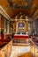 Interior of wooden church in Kulturen heritage museum in Lund, Sweden