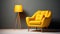 interior yellow chair