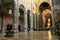 Interiors of catholic church  Duomo di Piacenza in Piacenza