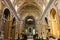 Interiors of catholic church Parrocchia dei Ss. Pietro e Paolo Apostoli di Verolavecchia