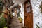 Interiors of the caves in Museo Etnografico Casas Cuevas at Artenara, Gran Canaria, Spain