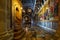 Interiors of the Church of the Holy Sepulchre in Jerusalem, Israel.