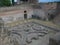 Interiors of Domus Aurea - Nero`s Golden House in Rome