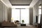 Interiors image scene design of Modern luxury living area