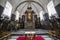 Interiors of sainte anne chrurch, Bruges, Belgium