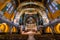 Interiors of Sainte-Therese basilica, Lisieux, France