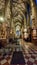 Interiors of St. Stephans cathedral in Vienna on Austria