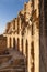 Interir of the amphitheater of the Roman ruins at El Jem