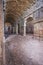 Interiro of three part vaulted cistern at Aptera, Creta of public baths at Aptera, Crete