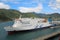 Interislander car ferry in Picton Harbour