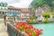 Interlaken town with Thunersee river, Switzerland