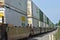 Intermodal freight moves east on Norfolk Southern