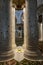 Internal columns of the Sheik Zayed Mosque