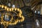 Internal design of  Hagia Sophia