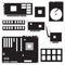 Internal desktop computer components