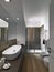 Internal shots of a modern bathroom