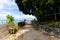 Internal view of the ancient architecture of the fort of Morro de Sao Paulo