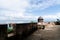 Internal view of the ancient architecture of the fort of Morro de Sao Paulo