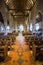 An internal view of beautiful Bosham Church in West Sussex, England. An ancient site.