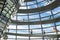 Internal view of the Reichstag dome, Berlin, Germany