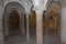 Internal view of San Salvatore Monastery of Santa Giulia museum in Brescia, Lombardy, Italy