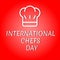 International Chefs Day. October 20. Holiday concept.