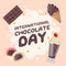 international chocolate day design template great for celebration usage