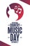 International Country Music Day. September 17. Holiday concept. Template for background, banner, card, poster with text