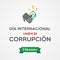 International Day against Corruption. December. Spanish. Vector illustration, flat design