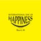 International Day of Happiness Vector Template Design