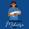 International Day of Midwives is celebrated annually on May 5. Midwife is a medical professional who cares for mothers