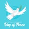 International Day of Peace web banner vector template