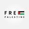 international day of solidarity with the palestinian people with flag vector