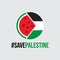 international day of solidarity with the palestinian people with flag and watermelon vector