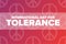 International Day for Tolerance. November 16. Holiday concept. Template for background, banner, card, poster with text