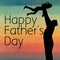 International Father's Day design 21 June 2020, illustration of a picture of a father who loves his child.