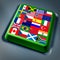 International global flags computer key