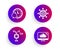 International globe, Update time and Chemical formula icons set. Cloud storage sign. Vector